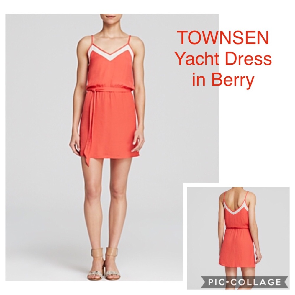 TOWNSEN ⚓️’Yacht’ Summer Dress w/Tie Belt NWT⚓️